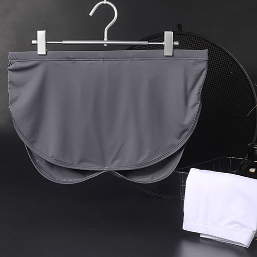 Amazon internet celebrity style men's detachable inner lining low-waisted ice silk boxer lining Arrow pants home pants one piece dropshipping