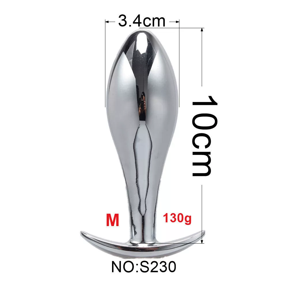 Detachable Anal Plug Heads, Silicone & Metal Options, Multiple Shapes and Sizes