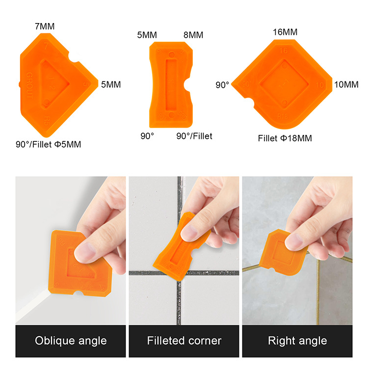 新款刮胶器 玻璃胶铲胶器 阴角度刮板刀铲子美缝施工具
