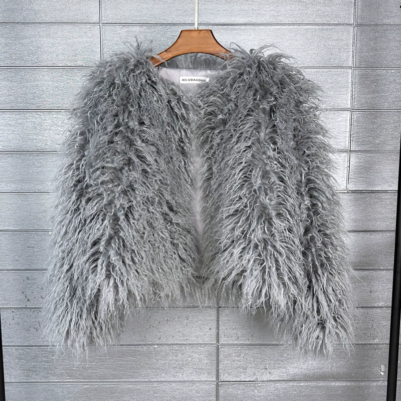 Раскрашенная шерстяная куртка, Aliexpress