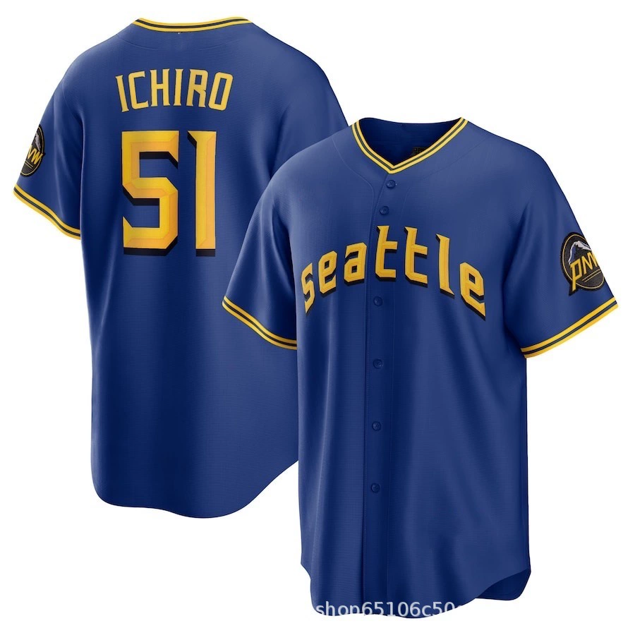  Foreign Trade MLB Baseball Jersey Mariners 44 Seattle Mariners Rodriguez Jersey Dropshipping