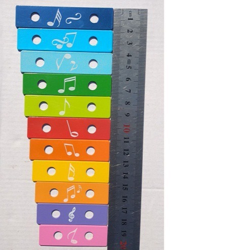 专业厂家儿童彩色手敲琴琴片 金属音乐琴片 十一音琴片平