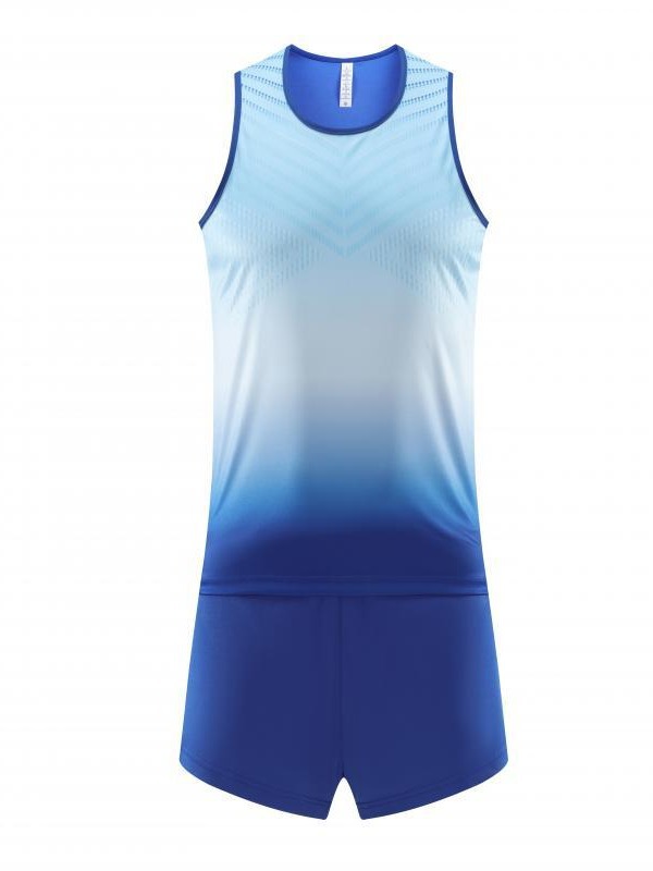 Trajes de entrenamiento de pista y campo, chaleco de maratón de sprint masculino, prueba deportiva, ropa de carrera de pista y campo 8315
