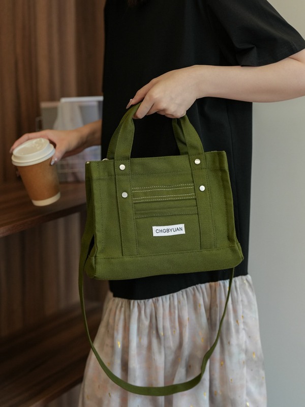 Transfronterizos directos de venta caliente de Amazon tela bolsa de mano para mujeres 2024 nuevo estilo de alta sensación de hombro mochila