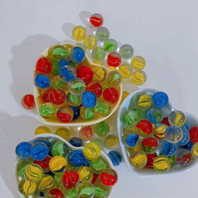 批发14mm弹珠机用玻璃球25mm玻璃弹珠儿童游戏弹珠16mm装饰玻璃珠|undefined