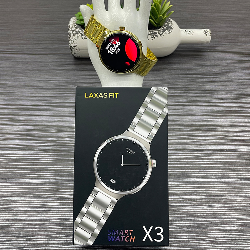 Reloj inteligente a prueba de agua transfronterizo X3 1.53 pantalla redonda Reloj inteligente a prueba de agua de llamada Bluetooth Dafit