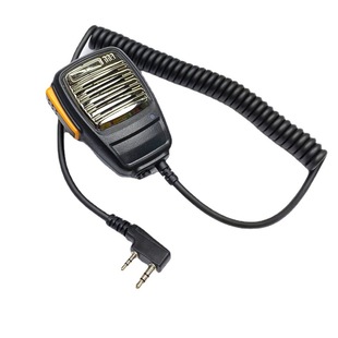 Handheld walkie-talkie microphone shoulder microphone K head universal double-hole baofeng hand microphone K head