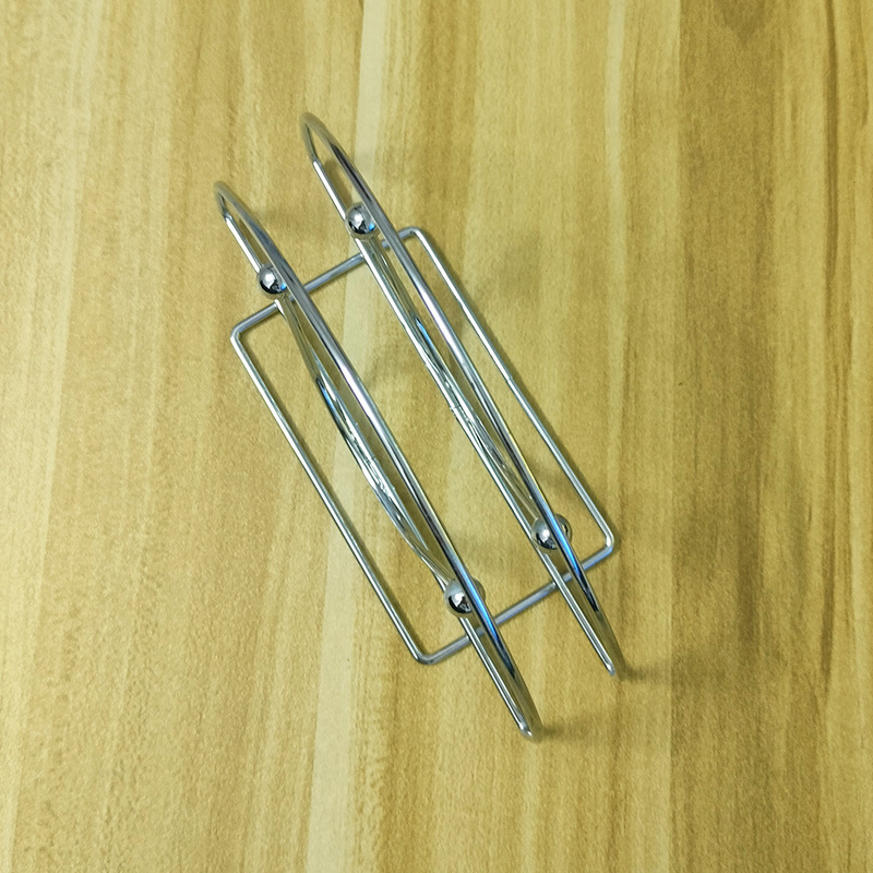 Soporte de toallas de papel vertical semicircular de hierro forjado, soporte de servilletas de mesa de restaurante de hotel, soporte de almacenamiento de servilletas de lujo ligero de café