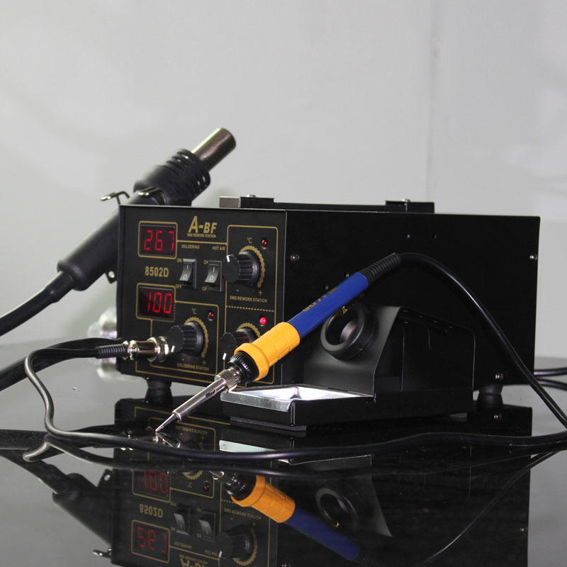 A-BF不凡二合一热风枪拔焊台手机维修恒温热风拆焊台ABF-8502D