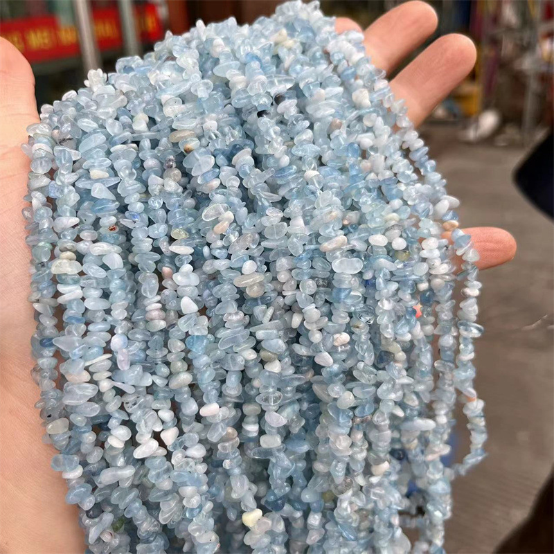 海宝青砕石不規則穴付きチェーンdiyアクセサリーアクセサリー半製品部品散珠量が大きい価格が優れている|undefined