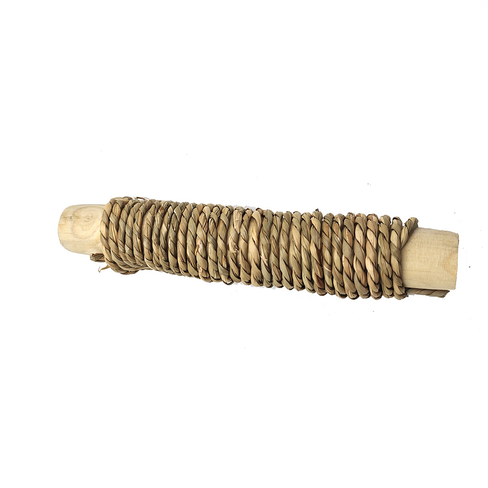 Bola de Hierba Molar de Caña para Morder para Mascotas Pequeñas