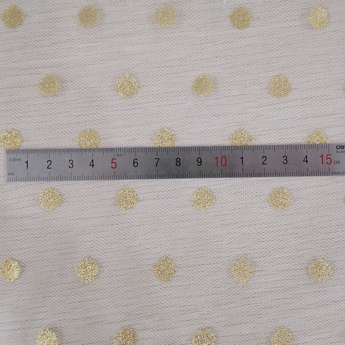 锦纶点点  尼龙网布 金线圆点网布  女装童装面料  现货供应