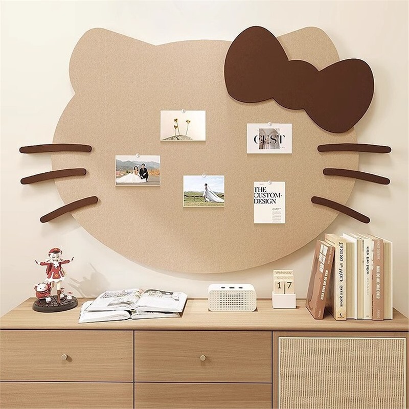 Felt Board Background Wall Polaroid Photo Display Wall Desk Memo Board Message Board Wall Decoration Felt Wall Stickers