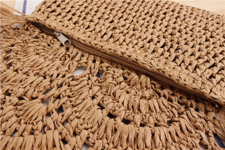 Holiday Occasion Straw Material Women's Small Spring&summer Straw Vacation Straw Bag