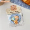 4#Cute milk yellow bear bag-4