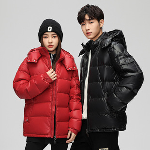 National Standard Velvet Winter Trendy Brand Live-Stream down Jacket for Men, Short Style, Couple Wear, Cross-Border Outdoor Workwear, Convertible, Light Cold-Resistant