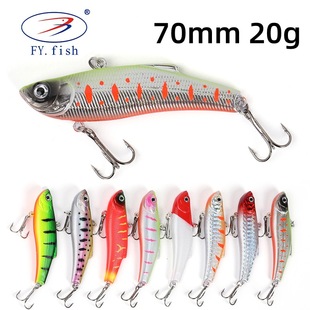 Luya Bait 7cm 20g Plastic Artificial Bait Hard Bait Fake Bait Vib Vibration Freshwater Sea Fishing