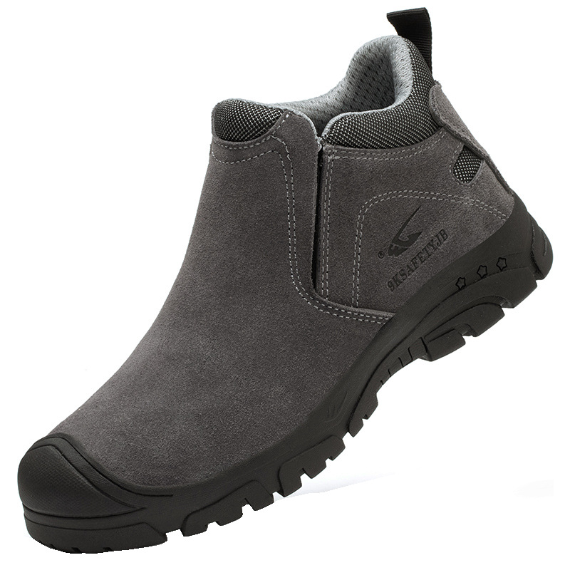 Zapatos de Trabajo para Soldador Anti-impacto y Anti-perforación Aislantes de Gamuza y Acero para Industria image 6