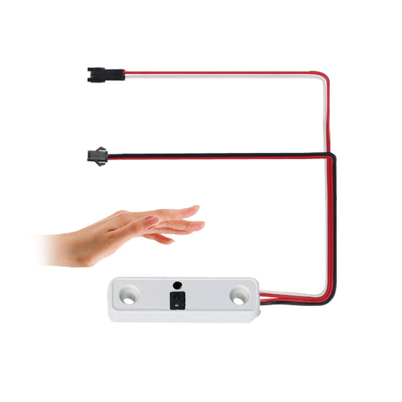 Датчик-выключатель для шкафов и тумб в ванной, крепление на винтах, 12В, влагозащищенный датчик.