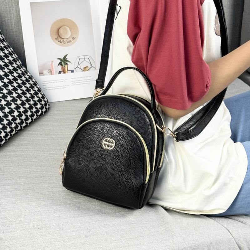 Guangzhou Hengli 2024 nueva moda mochila pequeña bolso de mano bolso de teléfono móvil madre de mediana edad bolso de mensajero de tres usar