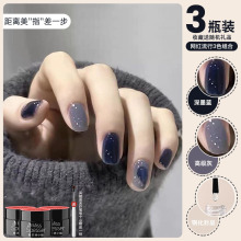 指甲油春夏色系高贵蓝色甲油胶2025年新款显白美甲店专用三色套装