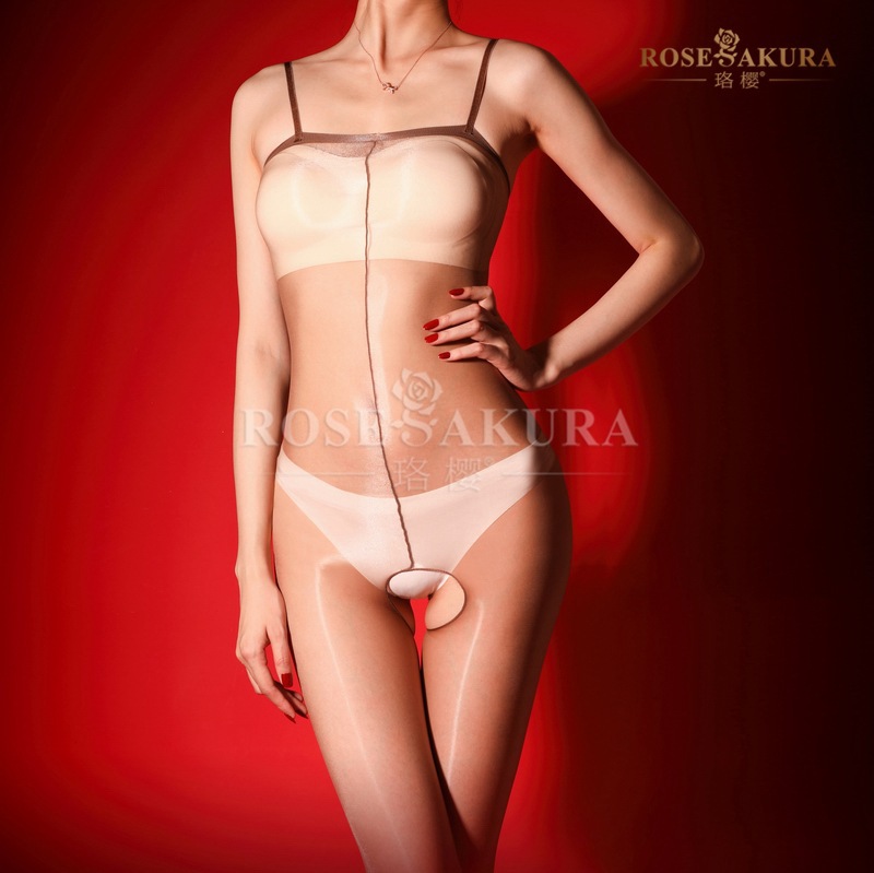 Luo Ying 8512 Aurora Oil Bright Suspender Silk Stockings Sexy Temptation Sex Underwear