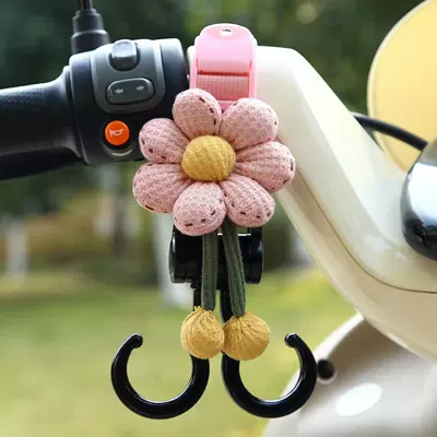 Other Electric Vehicle Accessories: a Multifunctional Heavy-Duty - pink-ribbon-double-hook-threading-bread-flower-extended-style-45cm