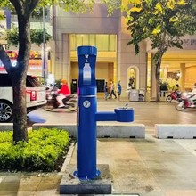 特殊款户外饮水台创意园艺异形洗手池不锈钢公共直饮机动物喝水