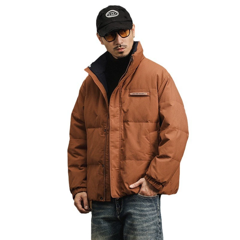 Короткая зимняя трендовая бархатная пуховик для любимого,oversize, утка вниз