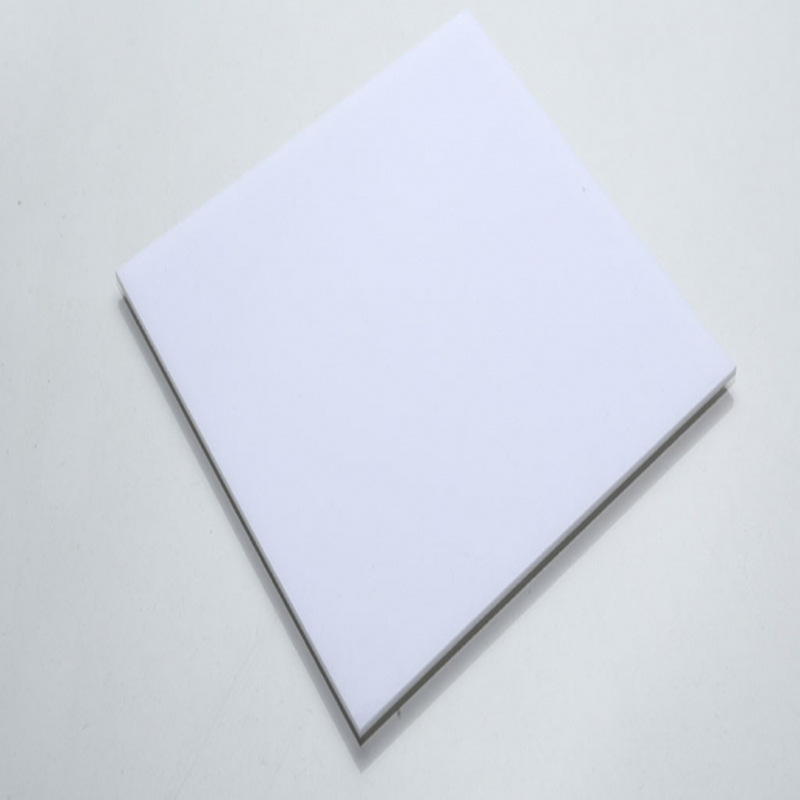 厂家供应耐力板乳白色PC单面磨砂光扩散板亚克力扩散均光板耐力板