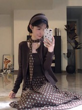 感巨好看时尚套装秋装新款早秋穿搭一整套韩系三件套女装