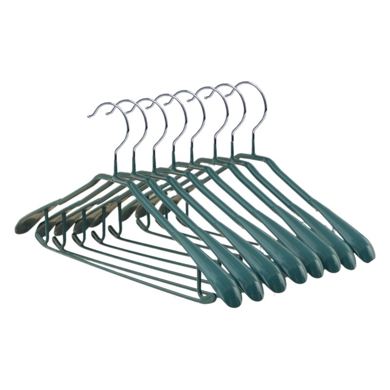 Percha recubierta de plástico semicírculo antideslizante percha de ropa sin costuras para adultos hogar ropa engrosada soporte de almacenamiento de ropa al por mayor