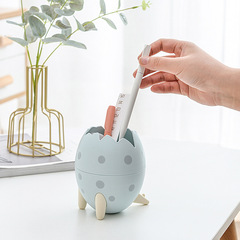 New office desktop storage pen holder dormitory student paper scraps storage pen bucket small dinosaur egg pen holder
