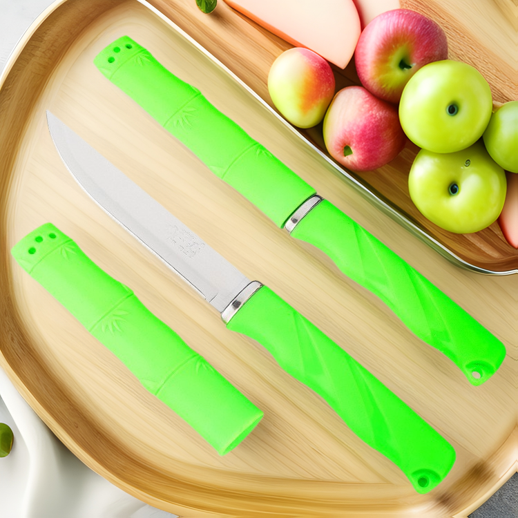 Yangjiang Xingxing stainless steel fruit knife portable barbecue knife running Jianghu box melon and fruit knife stainless steel knife with set