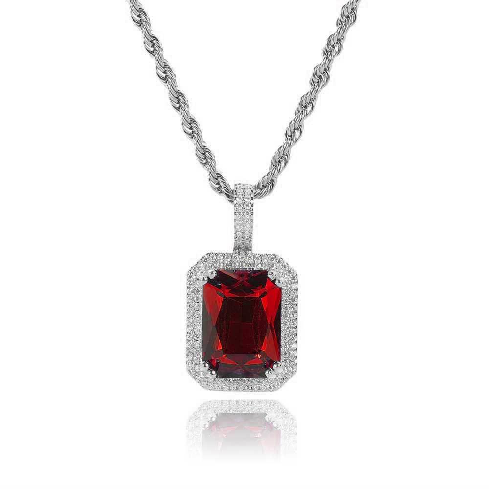 Mode Géométrique Le Cuivre Incruster Zircon Pendentif 1 Pièce display picture 1