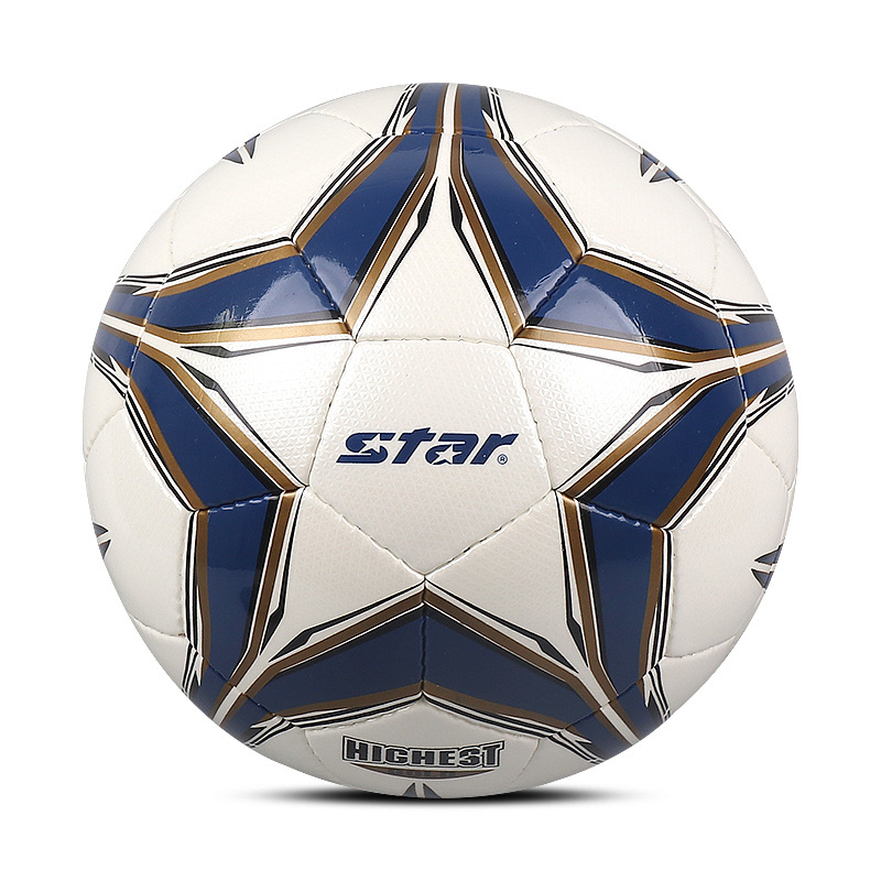 STAR世达正品足球手缝5号耐磨PU成人训练比赛专用球五号SB4015C