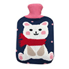 Factory direct 2021 autumn and winter PVC injection hot water bag thickened transparent high-density hot water bottle handbag