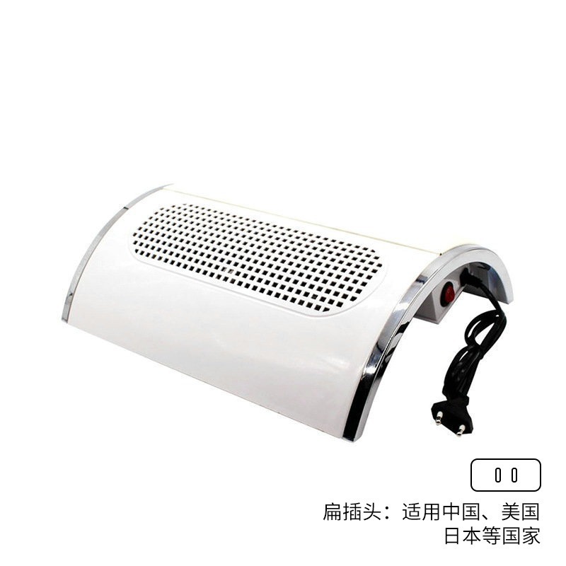 Aspiradora de uñas aspiradora de doble ventilador de escritorio de 80W aspiradora de polvo de uñas de alta potencia máquina de uñas transfronteriza