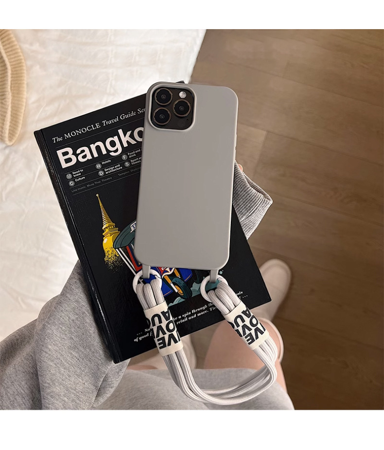 Coque De Protection Avec Bandoulière Pour Iphone 17 Pro Max Luxe_voghion.com