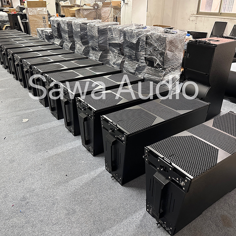 altavoces de matriz lineal doble 12 pulgadas sonido profesional al aire libre rendimiento sonido profesional escenario sistema de equipos de ingeniería de altavoces