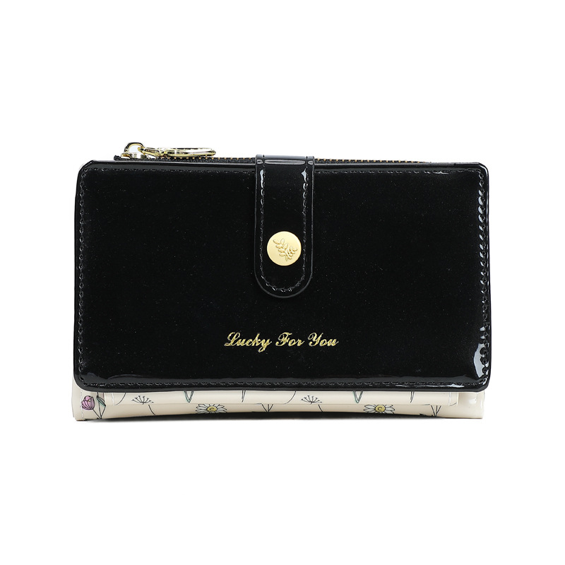 Promoción de tres capas de cremallera bolsa de cambio pu multi tarjeta bolsa de tarjeta en una gran capacidad de billetera larga personalizada