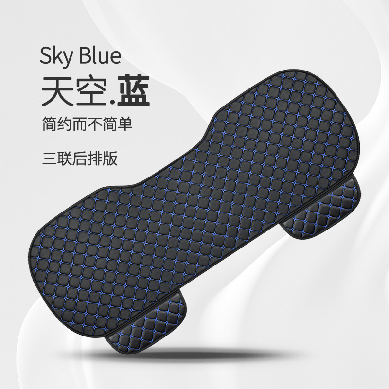 Seat cushion, seat cover | Universal Cushion Universal - four-point-star-black-blue-rear-single
