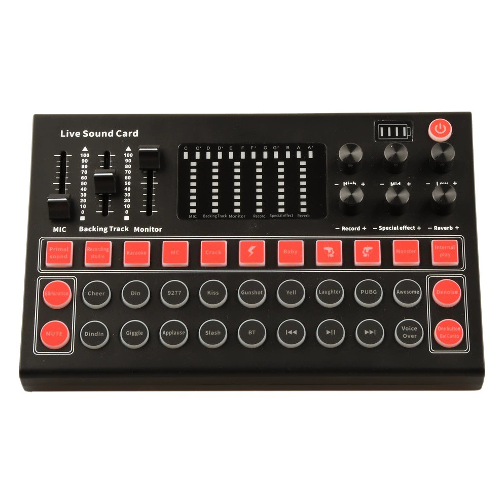 Интернет-сенсация: звуковая карта для мобильных устройств, комплект для редактирования звука и изменения голоса M9 для прямых трансляций, универсальный для компьютеров, специально для стриминга.