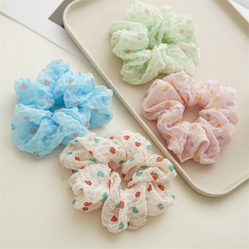 Women's Sweet Color Block Cloth Hair Tie display picture 2