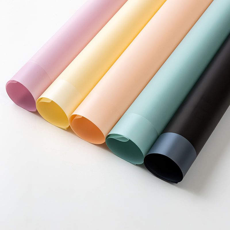 外贸蓬蓬裙果冻膜鲜花包装纸花艺防水花束包装纸DIY花艺资材批发