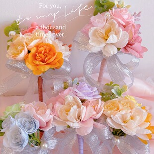 Teacher's Day Gift Super Fairy Flower Bow Flower Flower Pen for the Opening Season Signature Ballpoint Pen Wedding Supplies