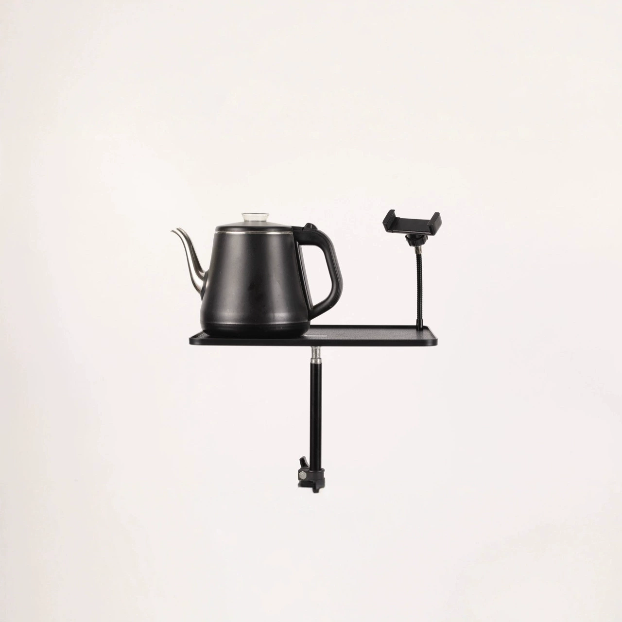 Звуковая карта для прямой трансляции, пластиковый лоток, усиленный байонетный кронштейн для мобильного телефона, многофункциональный кронштейн, микрофон, напольная стойка для хранения