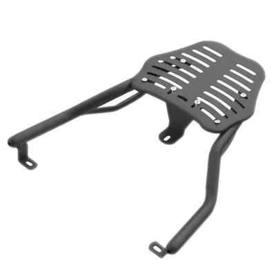 Electric Vehicle Bracket Shelf Electric Motorcycle Rear Tail Box Bracket Fixing Rack Scooter Takeaway Bracket Cargo Shelf (Electric car tail box) - universal-tail-rack-black