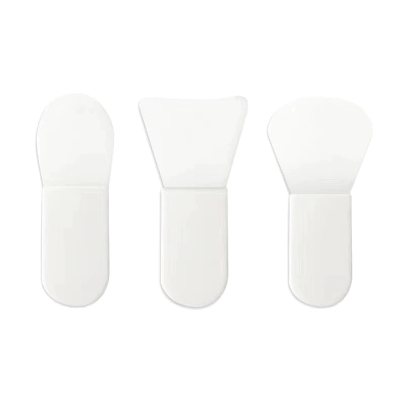 Small silicone face mask, handle, short pack, cosmetic brush for face, easy application
