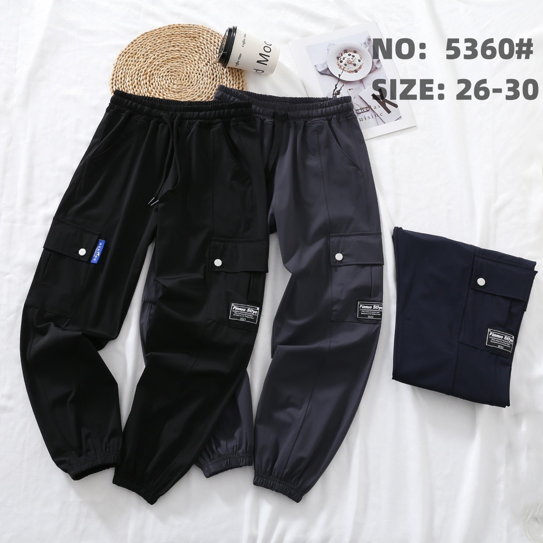 Summer children's elastic quick dry trousers for men and women